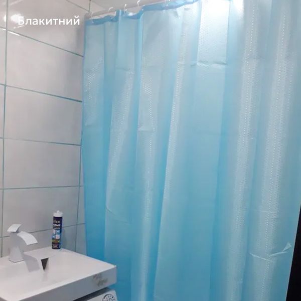 Водовідштовхувальна штора для ванної, 180х240 см, Білий 340-1/240 фото